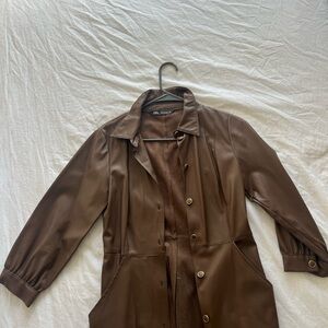 Zara Brown Trench dress